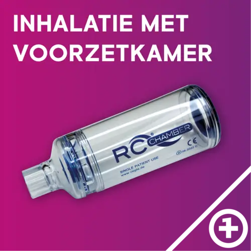 Inhalatie met voorzetkamer