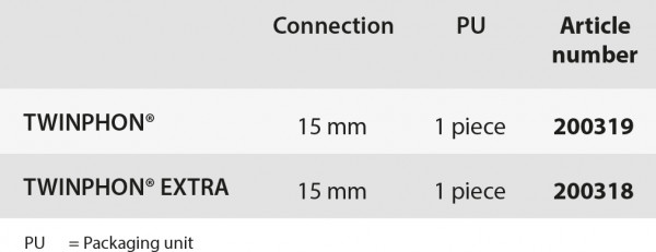 TwinPhon Extra Transparant (blauw) - 200318
