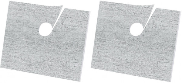 BMV Tracheakompres Alu mini Slit 6 x 5 cm - 113004