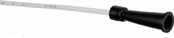 Fahl uitzuigkatheter 25 cm CH 10 zwart - 01906831