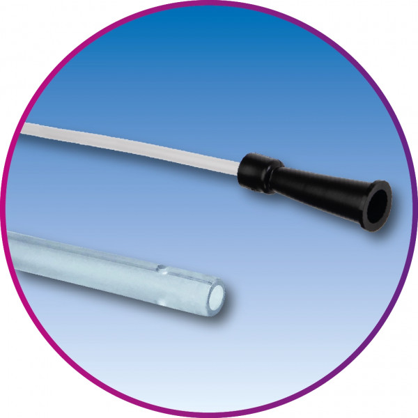 Fahl uitzuigkatheter 50 cm CH 10 zwart - 01905531